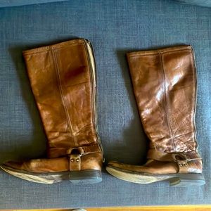 Frye Tan Leather Boots